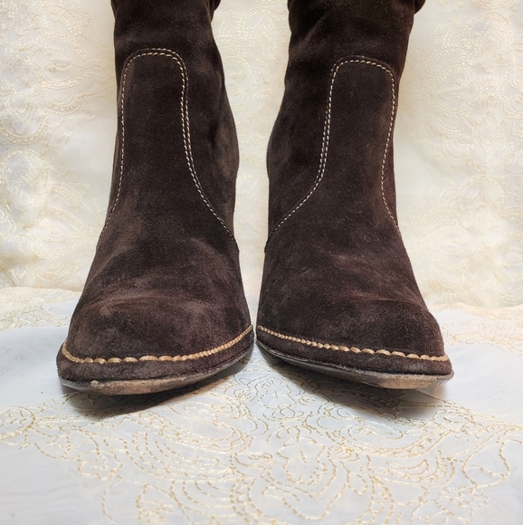 Coach Suede "Randie" Boots - Picture 9 of 16